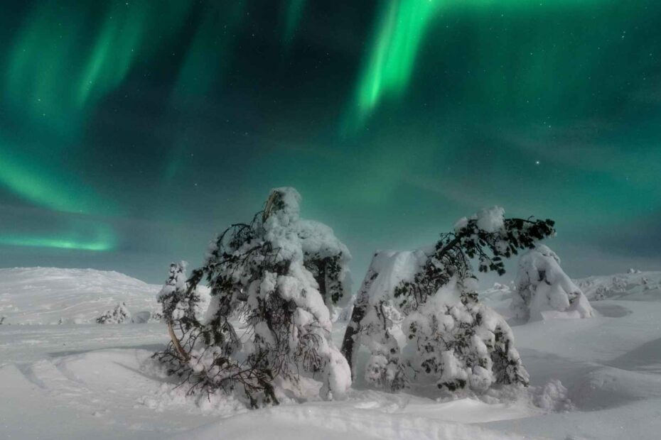 Viaje a medida a Laponia. Auroras boreales espectaculares